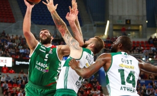 I.Bourousis vilkės "Panathinaikos" aprangą